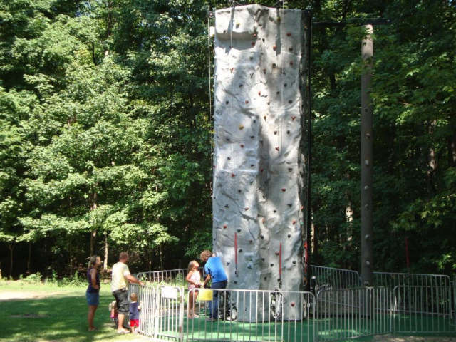 Climbing Rock Wall