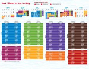 Ferry line schedule