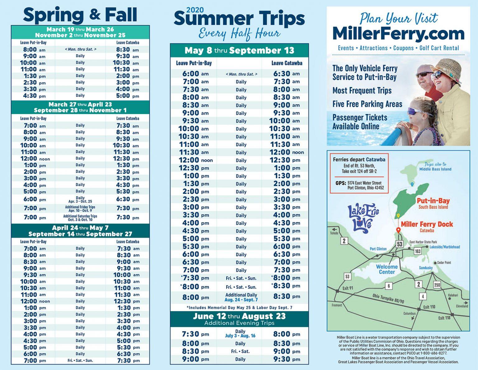 Put In Bay Ferry Schedule 2025 - Luann W. Peters