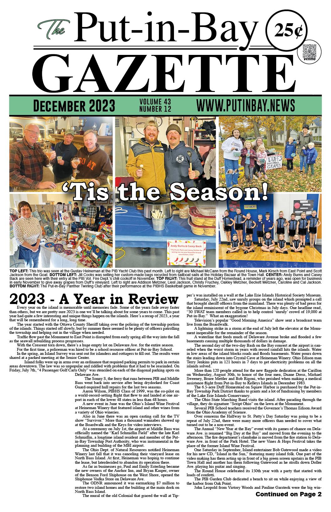 December 2023 Gazette – Moss on the Rock