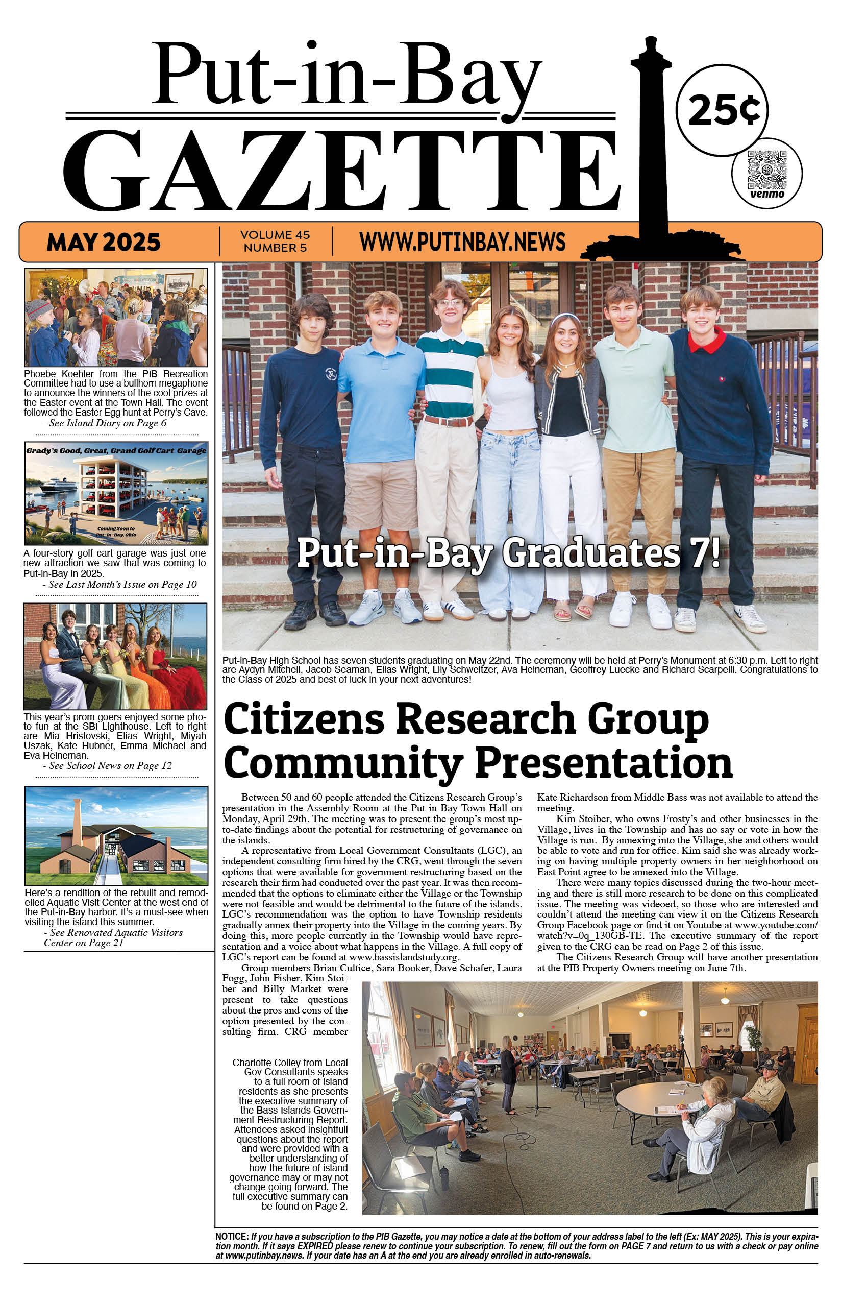 May 2025 Gazette – Looking Back By Jeff Koehler