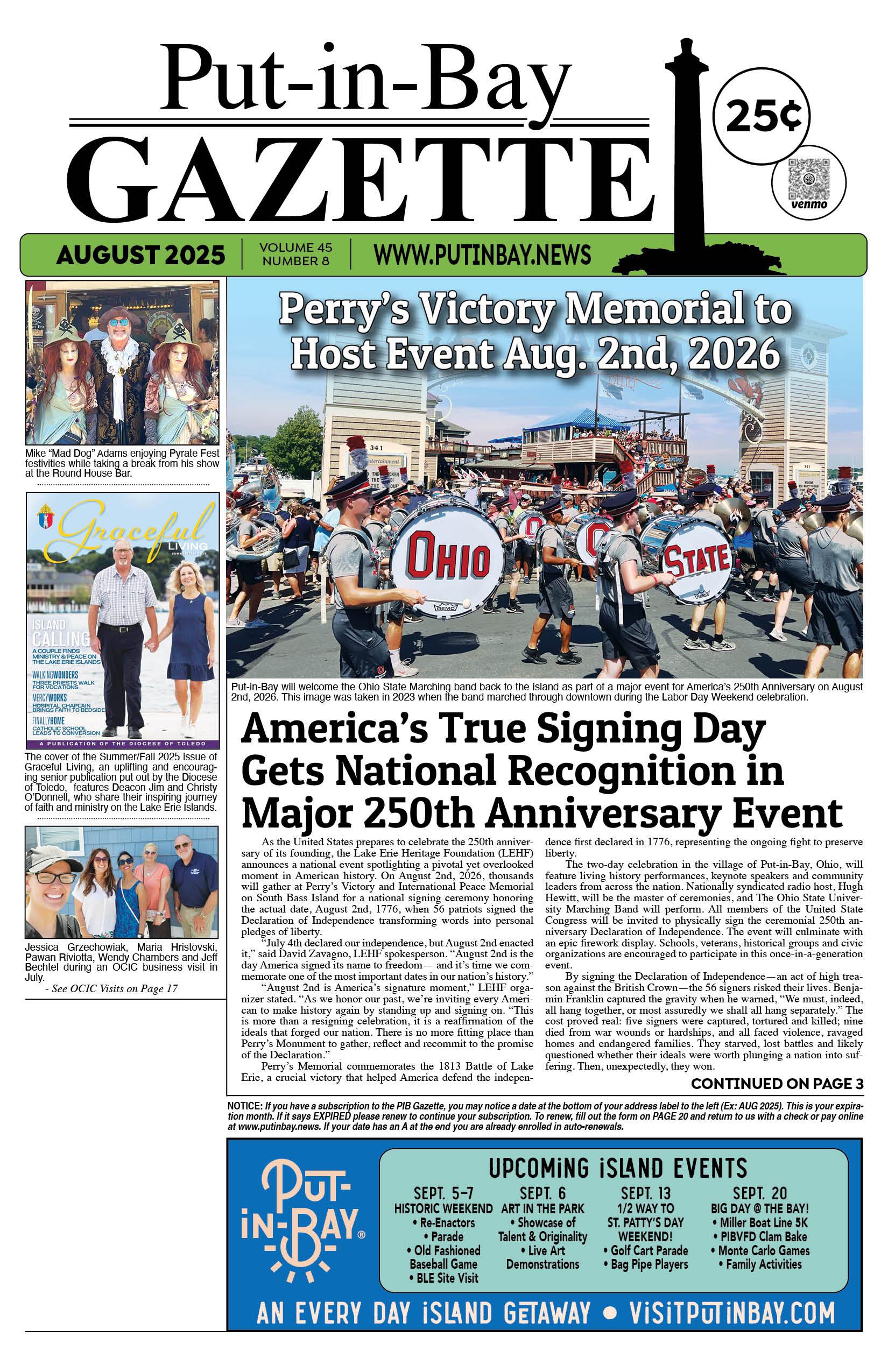August 2025 Gazette – Moss on the Rock