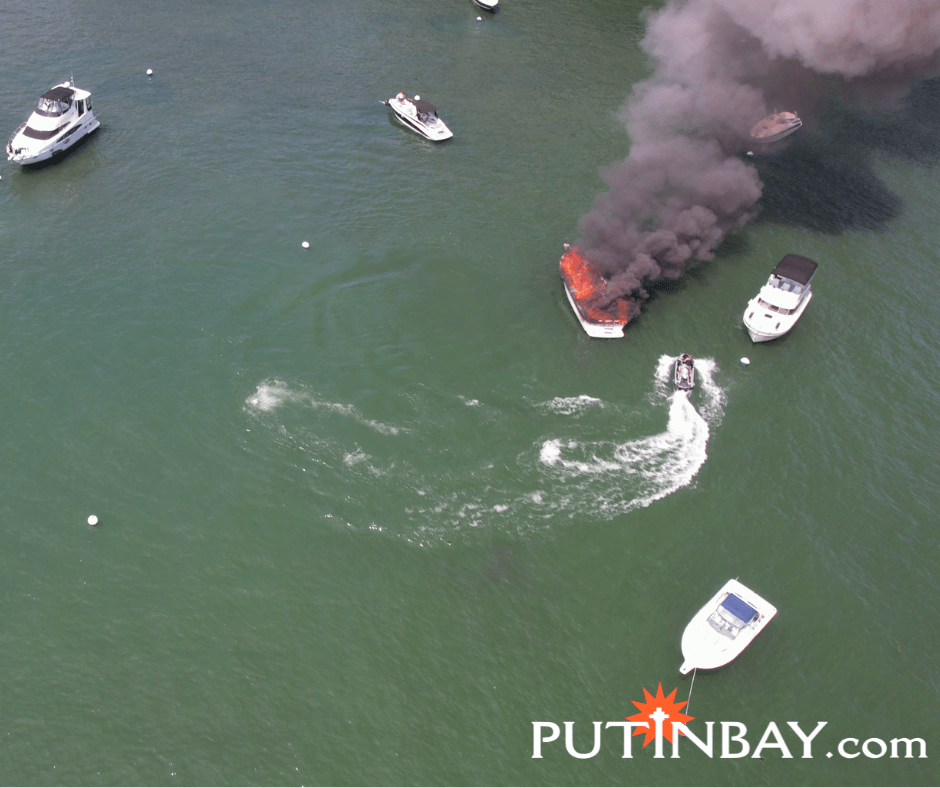 As It Happened: Disaster Averted In Put-in-Bay Harbor Boat Fire