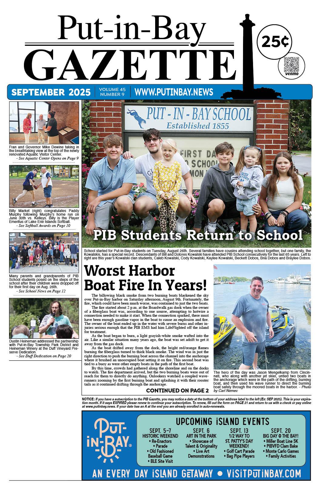 September 2025 Gazette – Island Candidates and Issues on November Ballot