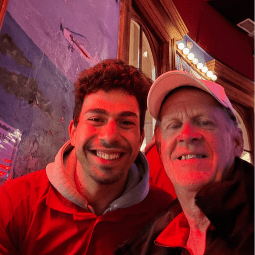 2 Downtown Dave Schafer and a friend at the Round House Bar at Put-in-Bay
