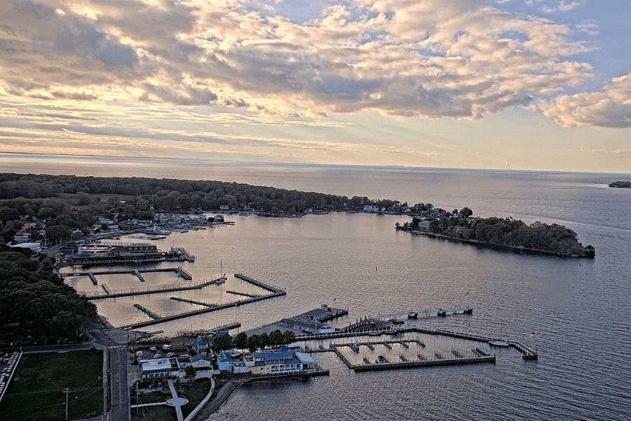 An example picture from one of the Put-in-Bay Webcams