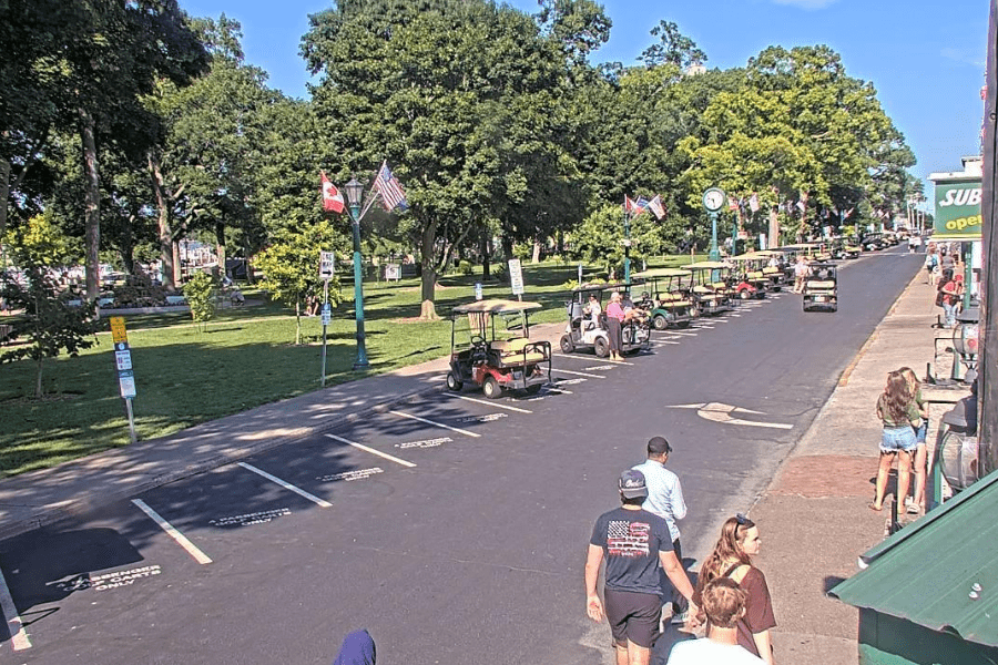 An example picture from one of the Put-in-Bay Webcams