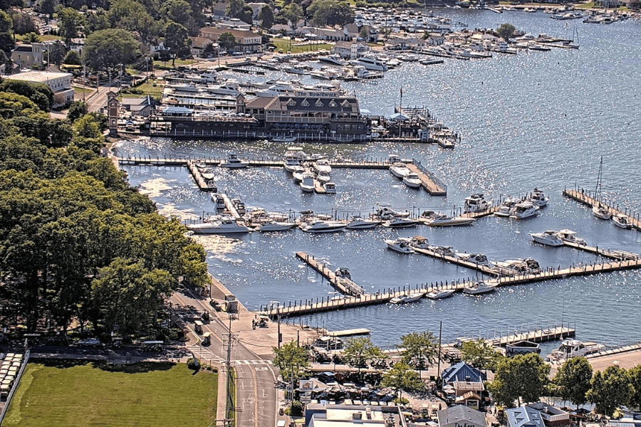 An example picture from one of the Put-in-Bay Webcams