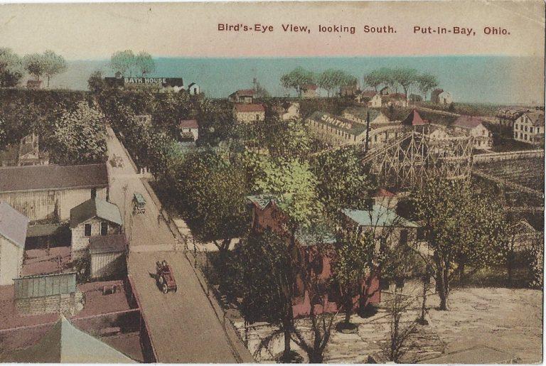 aerial view of east delaware to bathing beach