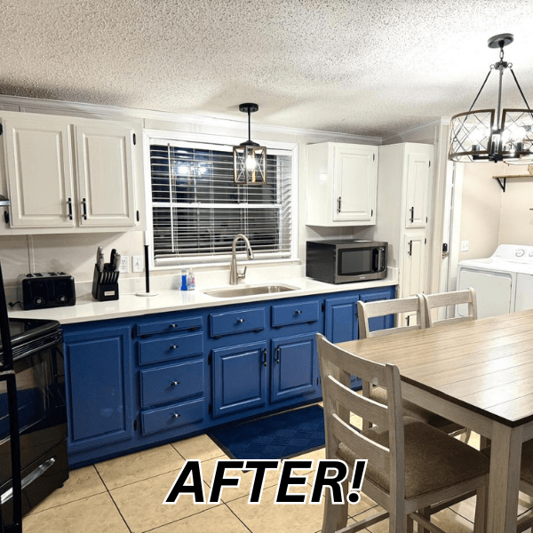 2 After shot of an Island Club kitchen.